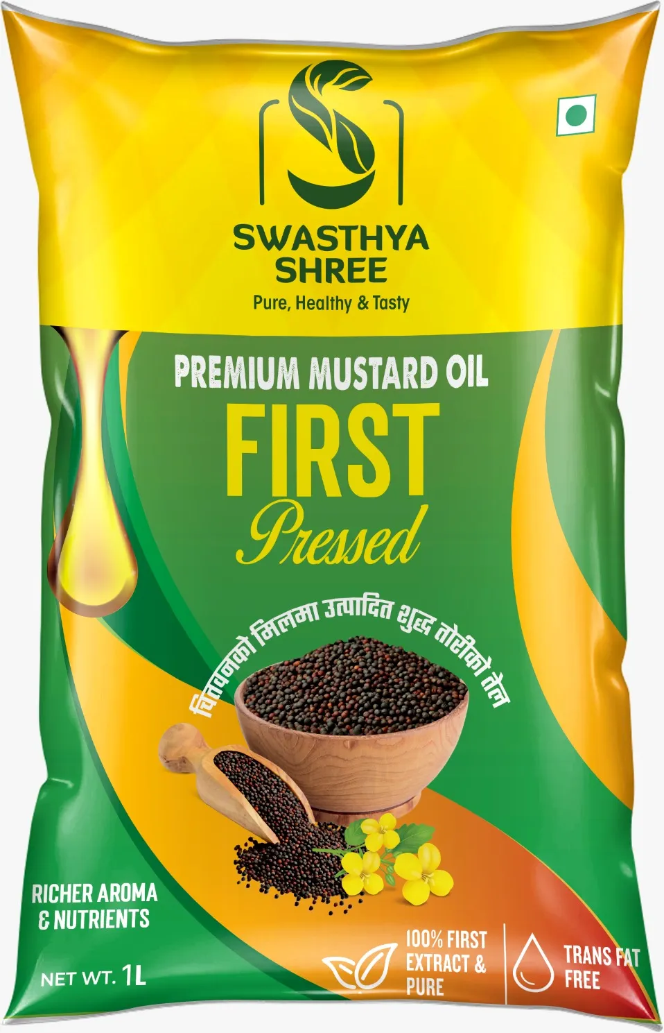 First Pressed Pure Mustard Oil - Image 1