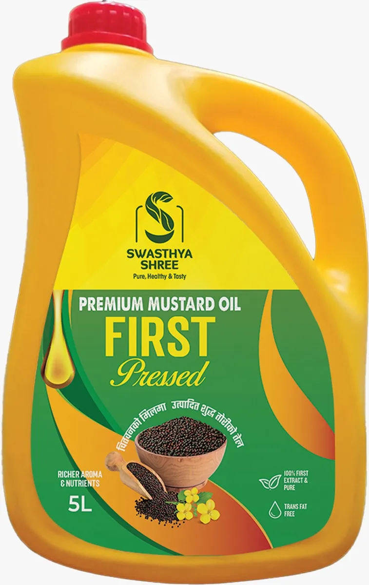 Swasthya Shree Premium Mustard Oil – First Pressed (5L)