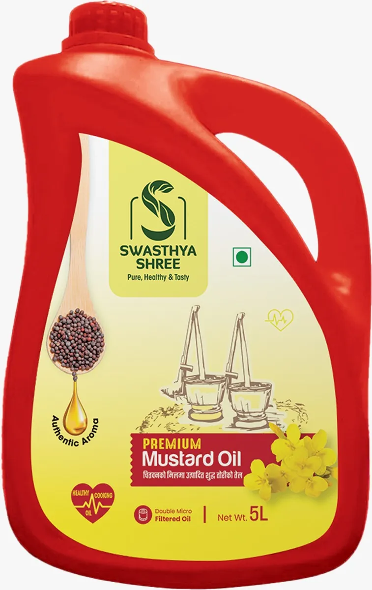 Swasthya Shree Premium Mustard Oil (5L)