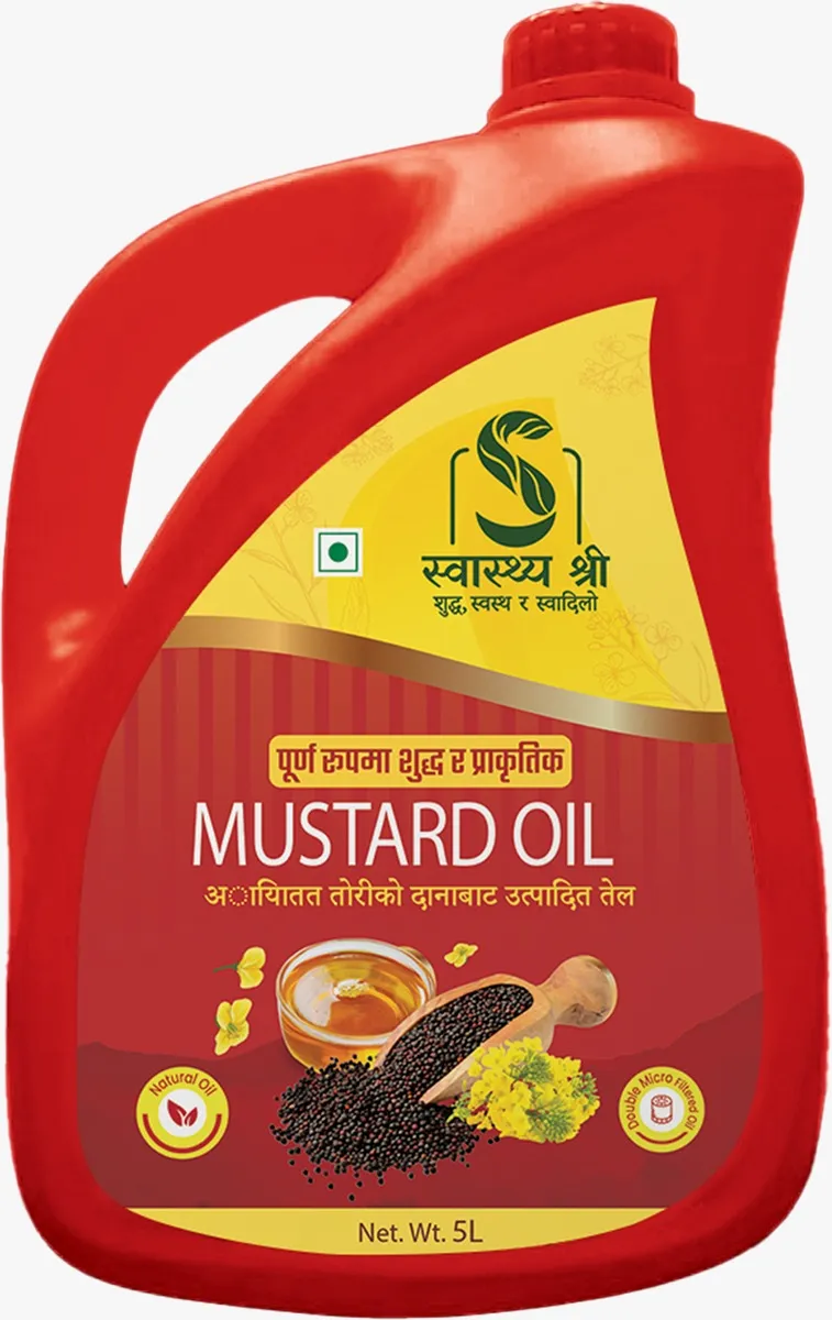 Swasthya Shree Pure Mustard Oil (5L)